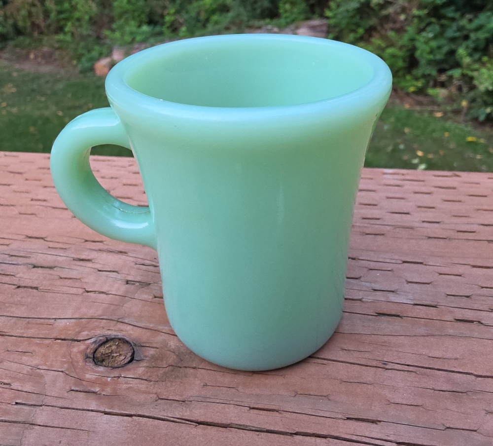 Fire-King Jadeite Extra Heavy "C" Handle Mug